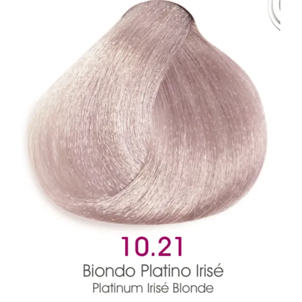 TMT Milano Art Collection Crema Colorante Luminacolor 10.21 Rubio Platino Irisado 100ml - 1